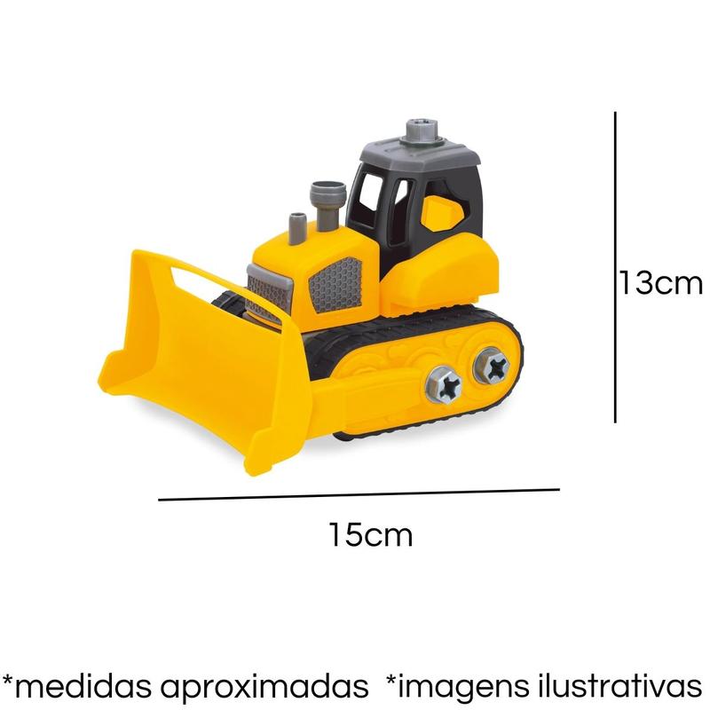 置物 mstforest Trator de Construção Monta e Desmonta - Zoop Toys - Caminhões